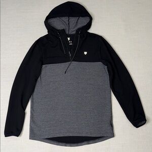 VEECE Men's Black and Gray Hoodie